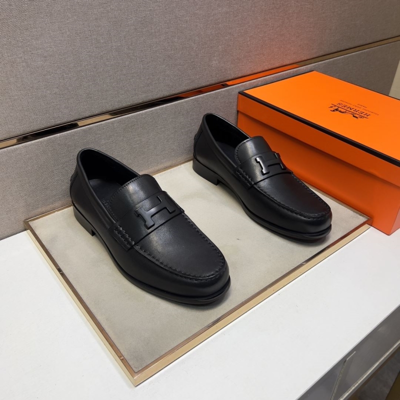 H**mes leather shoes